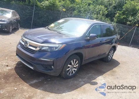 2019 Honda Pilot Ex-L from USA, damaged, VIN 5FNYF6H53KB028562